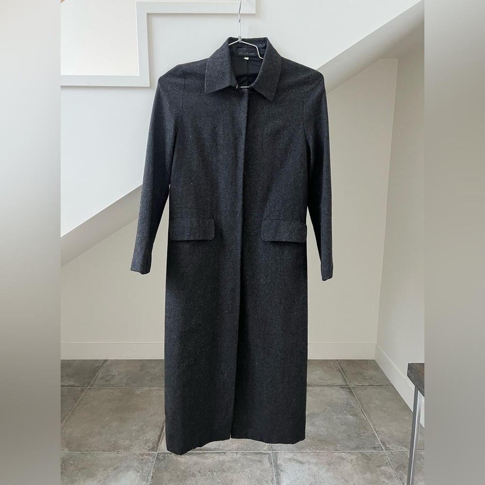Charcoal Wool Women's Coat